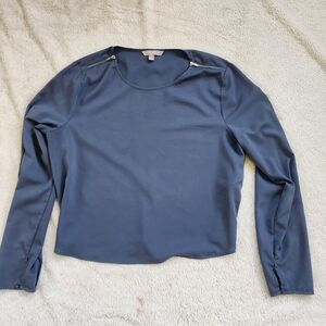 Elegant Blue Women's Top